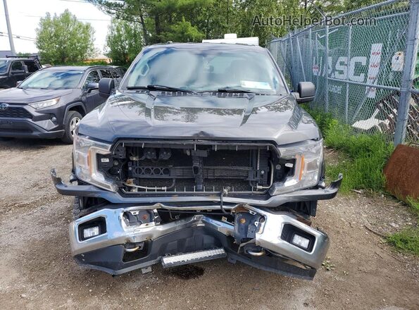 1FTEW1EB2JFD75195 2018 FORD F150 Серый Вид спереди