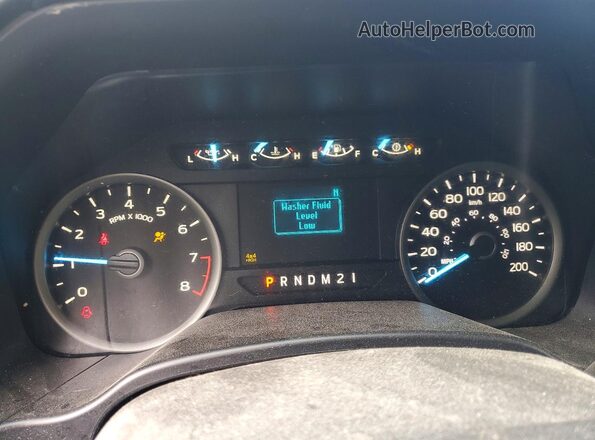 1FTEW1EB2JFD75195 2018 FORD F150 Серый Вид щитка приборов