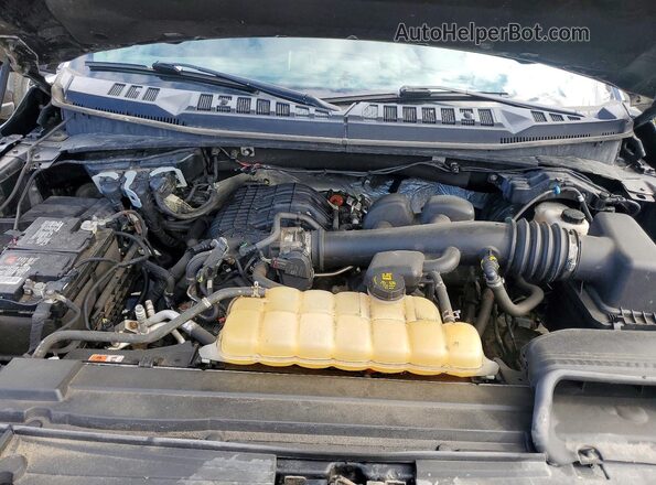 1FTEW1EB2JFD75195 2018 FORD F150 Серый Вид задней части салона
