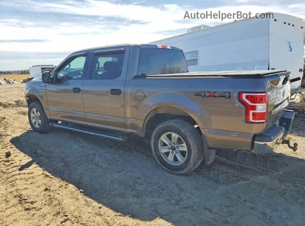 1FTEW1EB3JFC58452 2018 FORD F150 Brown Задня ліва чверть
