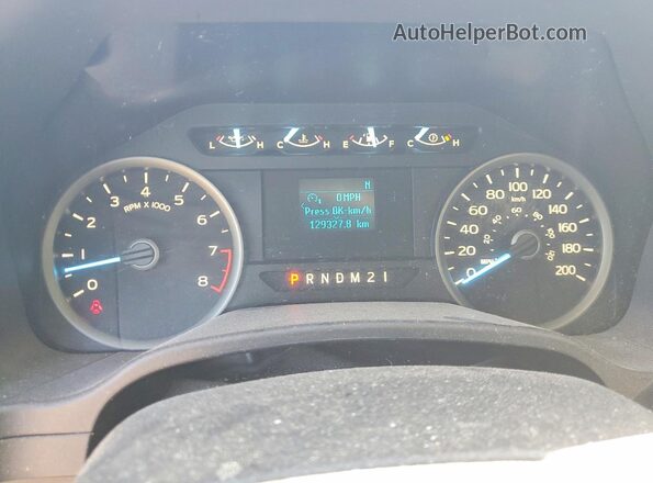 1FTEW1EB3JFC58452 2018 FORD F150 Brown Вид щитка приладів