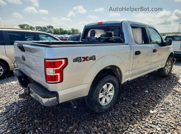 1FTEW1EB3JKE81114 2018 FORD F150 Silver Tył prawy