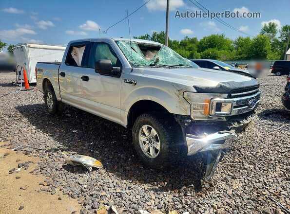 1FTEW1EB3JKE81114 2018 FORD F150 Silver Przód prawy