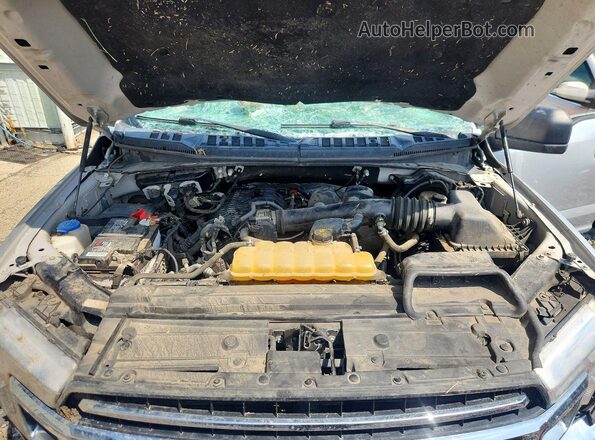 1FTEW1EB3JKE81114 2018 FORD F150 Silver Widok wnętrza z tyłu