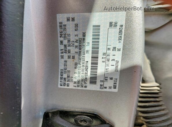 1FTEW1EB3JKE81114 2018 FORD F150 Silver Widok komory silnika
