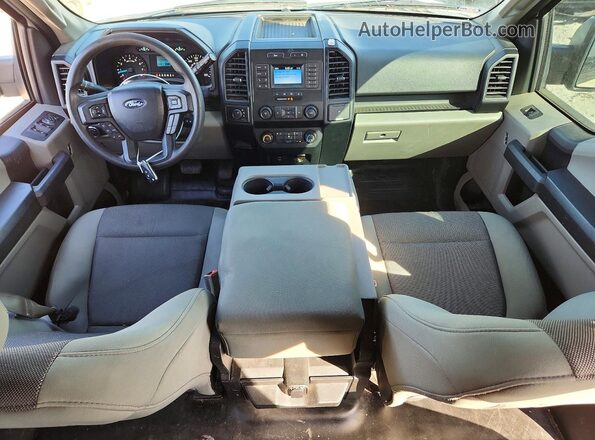 1FTEW1EB3JKF42431 2018 FORD F150 White Widok deski rozdzielczej