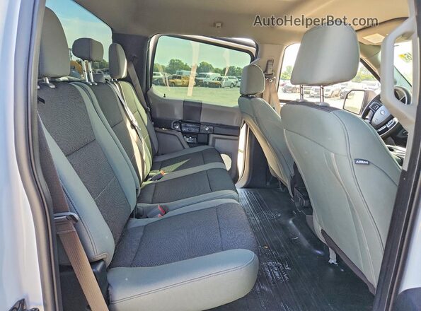 1FTEW1EB3JKF42431 2018 FORD F150 White Widok tylnych siedzeń