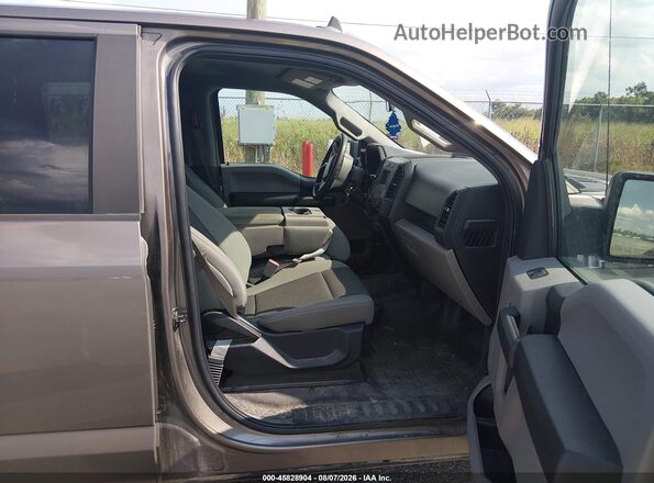 1FTEW1EB3LKE82072 2020 FORD F150 Brown Vista interior delantera