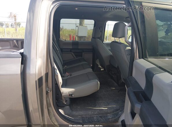 1FTEW1EB3LKE82072 2020 FORD F150 Brown Vista de la etiqueta del VIN