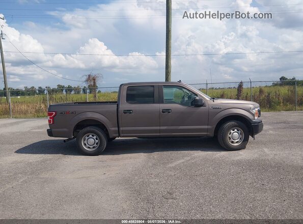 1FTEW1EB3LKE82072 2020 FORD F150 Brown Vista interior trasera