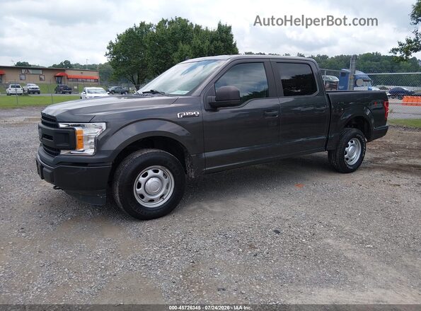1FTEW1EB4LKF21381 2020 FORD F150 Gray Առջևի ձախ երեք քառորդ տեսարան