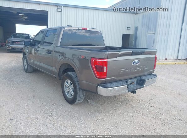 1FTEW1EB4MFC52549 2021 FORD F150 Brown Задня ліва чверть