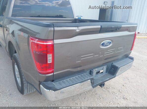 1FTEW1EB4MFC52549 2021 FORD F150 Brown Вид спереду