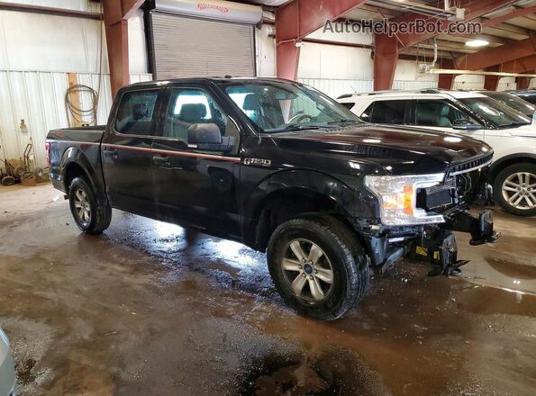 1FTEW1EB5JFB05751 2018 FORD F150 Black Передня права чверть