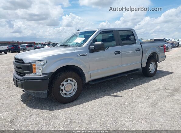 1FTEW1EB5LKE13836 2020 FORD F150 Серебряный Передняя левая четверть