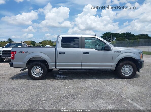 1FTEW1EB5LKE13836 2020 FORD F150 Серебряный Вид задней части салона