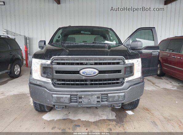 1FTEW1EB6JFD05022 2018 FORD F150 Black წინა ხედი