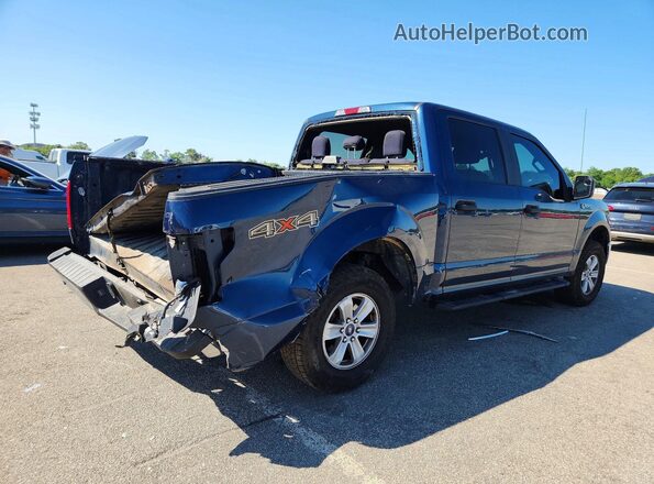 1FTEW1EB6KFC59760 2019 FORD F150 Blue Tył prawy