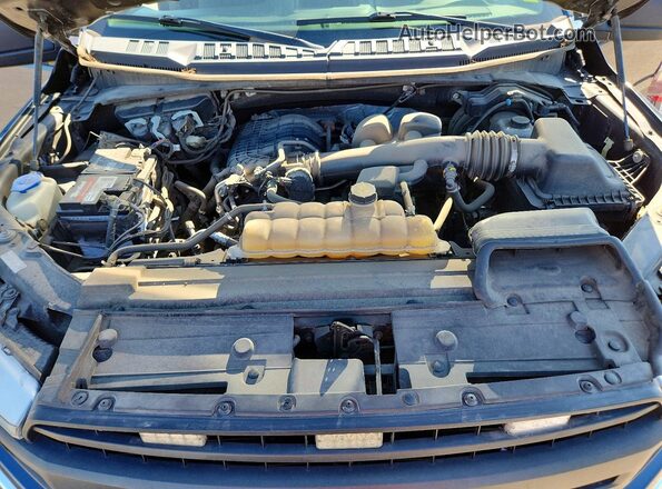 1FTEW1EB6KFC59760 2019 FORD F150 Blue Widok wnętrza z tyłu