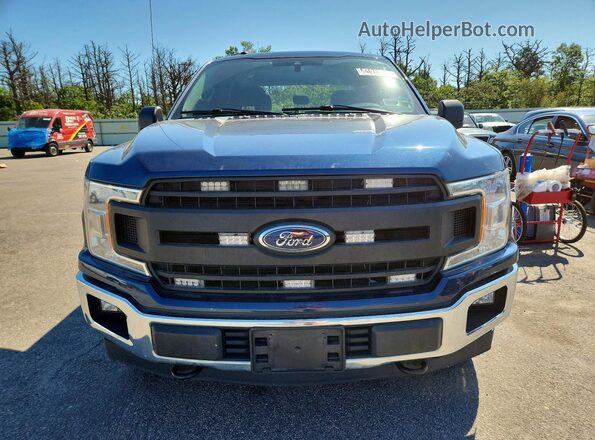 1FTEW1EB6KFC59760 2019 FORD F150 Blue Widok z przodu