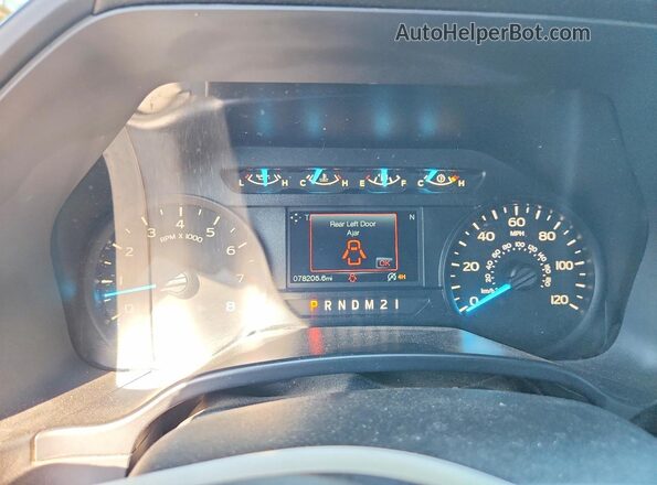1FTEW1EB6KFC59760 2019 FORD F150 Blue Widok zestawu wskaźników