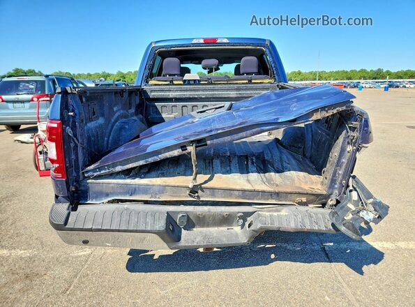1FTEW1EB6KFC59760 2019 FORD F150 Blue Widok z tyłu
