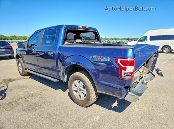 1FTEW1EB6KFC59760 2019 FORD F150 Blue Tył lewy