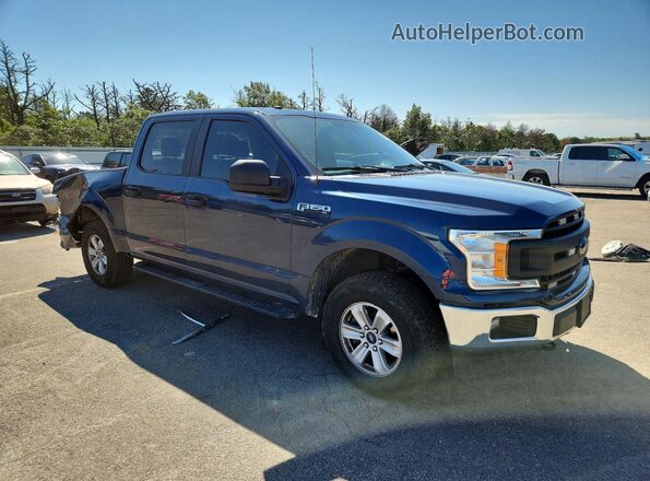 1FTEW1EB6KFC59760 2019 FORD F150 Blue Przód prawy