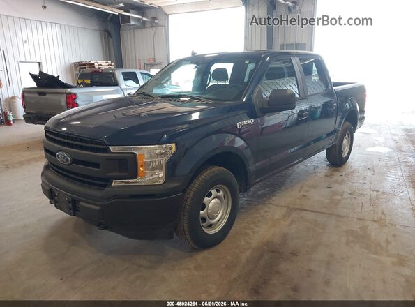 1FTEW1EB6LKE82034 2020 FORD F150 Blue Vista tres cuartos delantera izquierda