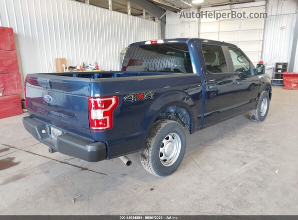 1FTEW1EB6LKE82034 2020 FORD F150 Blue Trasero derecho