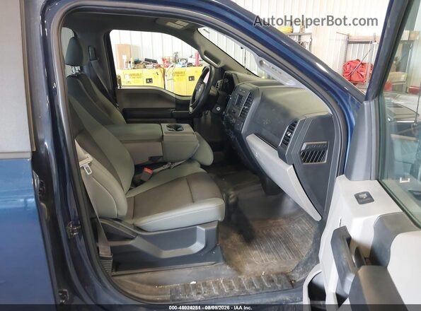 1FTEW1EB6LKE82034 2020 FORD F150 Blue Vista interior delantera