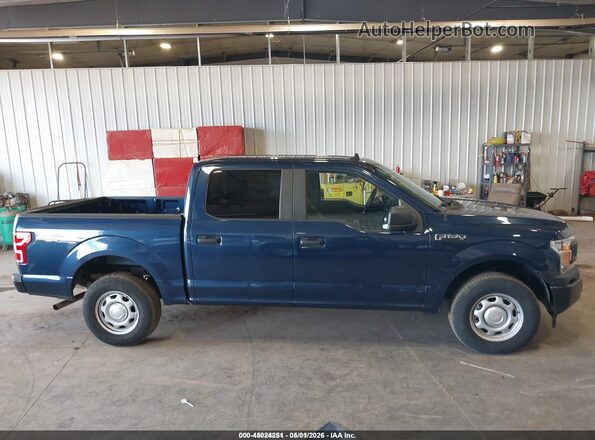 1FTEW1EB6LKE82034 2020 FORD F150 Blue Vista interior trasera