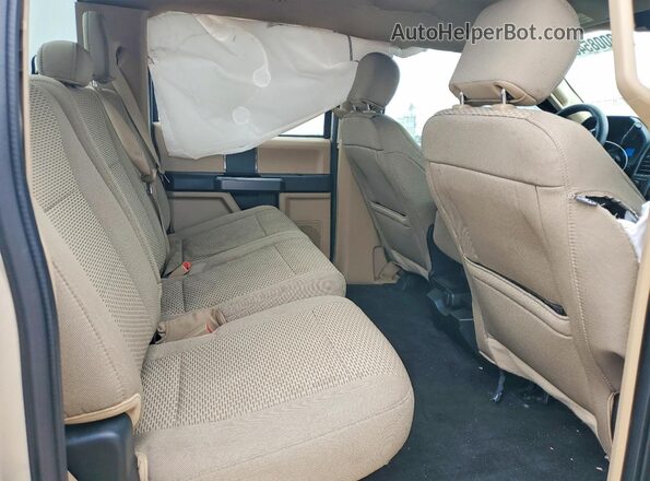 1FTEW1EB7JKE02320 2018 FORD F150 Tan უკანა სავარძლების ხედი