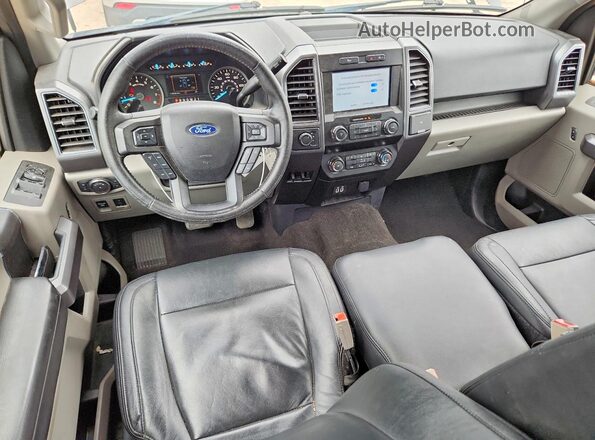 1FTEW1EB7KFC10468 2019 FORD F150 Угольный Вид панели приборов