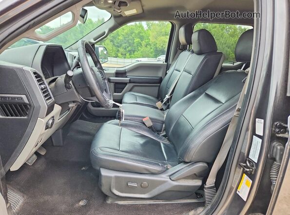 1FTEW1EB7KFC10468 2019 FORD F150 Угольный Вид салона спереди