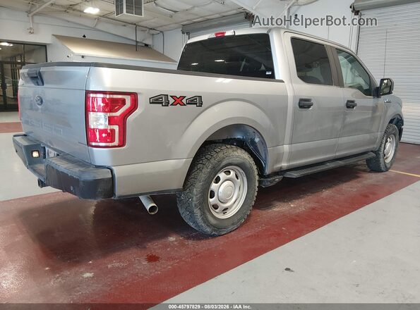 1FTEW1EB7LKF21648 2020 FORD F150 Silver Trasero derecho