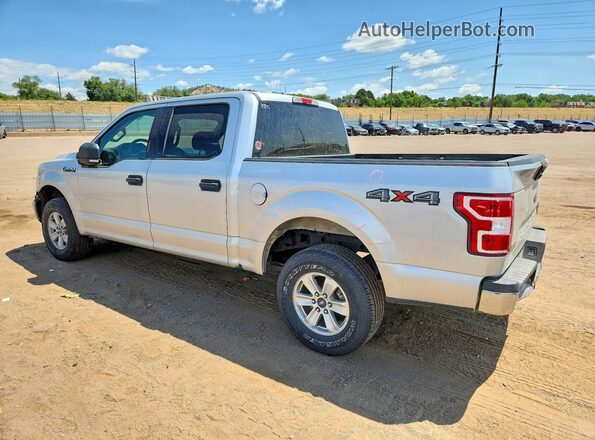 1FTEW1EB8KFC32267 2019 FORD F150 Silver Trasero izquierdo