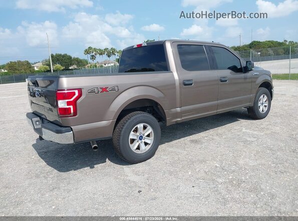 1FTEW1EB8KKD65568 2019 FORD F150 Brown Tył prawy