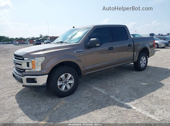 1FTEW1EB8KKD65568 2019 FORD F150 Brown Przód lewy