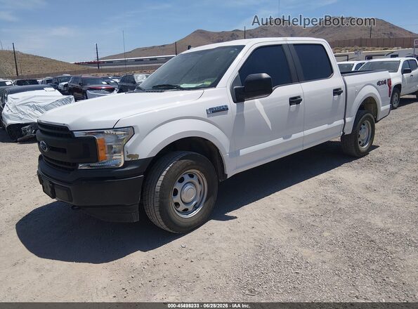 1FTEW1EB8LKF21643 2020 FORD F150 White წინა მარცხენა ხედი სამი მეოთხედიდან