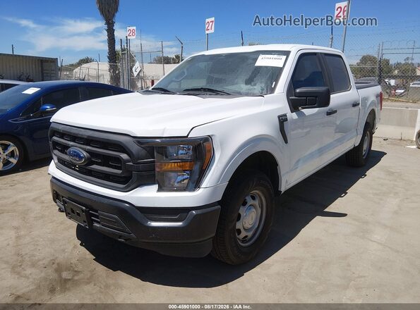 1FTEW1EB8PKF77295 2023 FORD F150 White Vista tres cuartos delantera izquierda