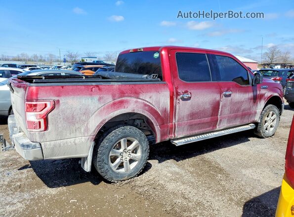 1FTEW1EB9JFB92179 2018 FORD F150 Red Задня права чверть