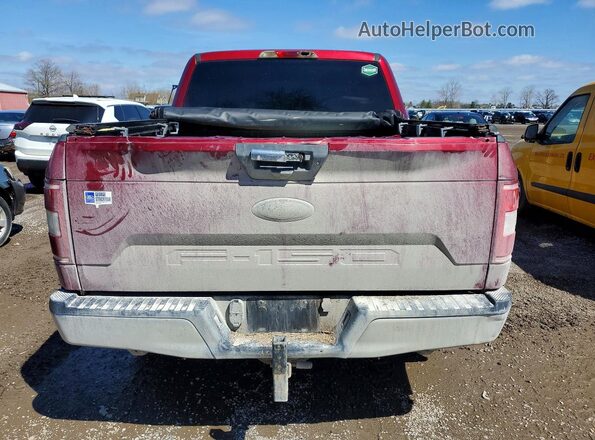 1FTEW1EB9JFB92179 2018 FORD F150 Red Вид ззаду