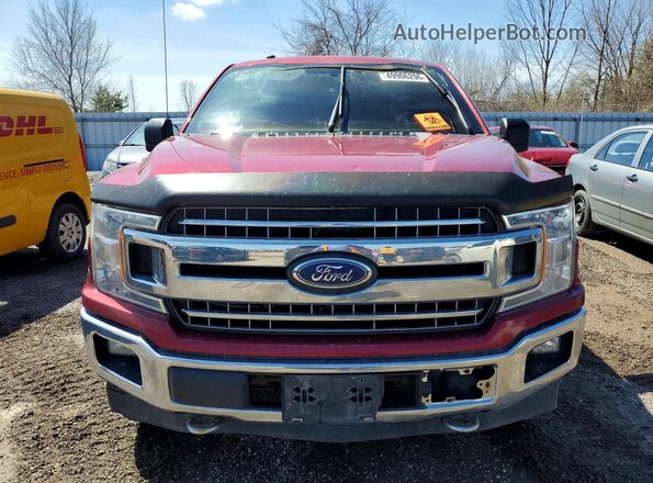1FTEW1EB9JFB92179 2018 FORD F150 Red Вид спереду