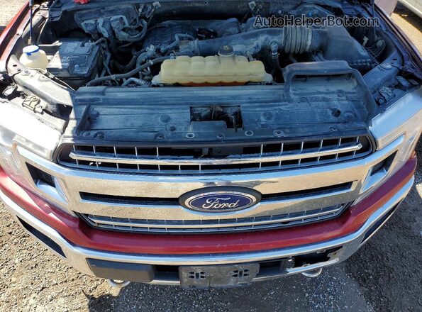1FTEW1EB9JFB92179 2018 FORD F150 Red Вид задньої частини салону