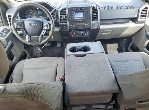 1FTEW1EB9JKC66059 2018 FORD F150 Gray წინა პანელის ხედი