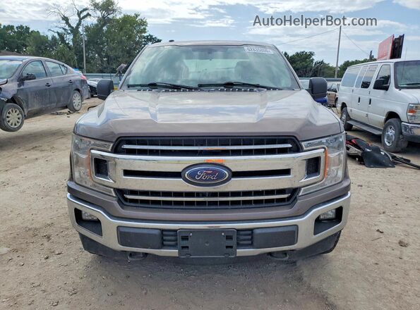 1FTEW1EB9JKC66059 2018 FORD F150 Gray წინა ხედი
