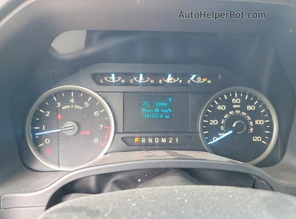 1FTEW1EB9JKC66059 2018 FORD F150 Gray ხელსაწყოთა პანელის ხედი