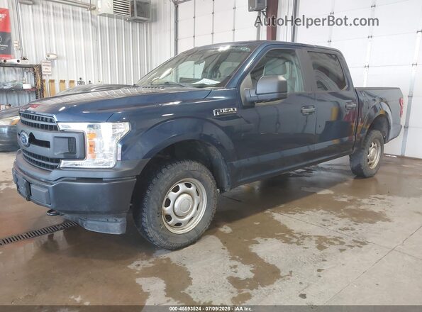 1FTEW1EB9JKE38428 2018 FORD F150 Dark Blue Przód lewy