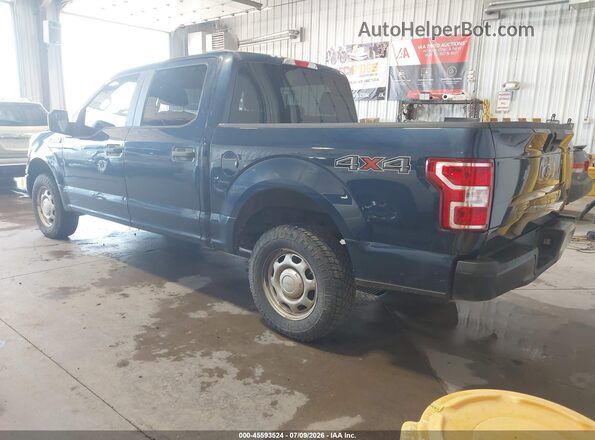 1FTEW1EB9JKE38428 2018 FORD F150 Dark Blue Tył lewy